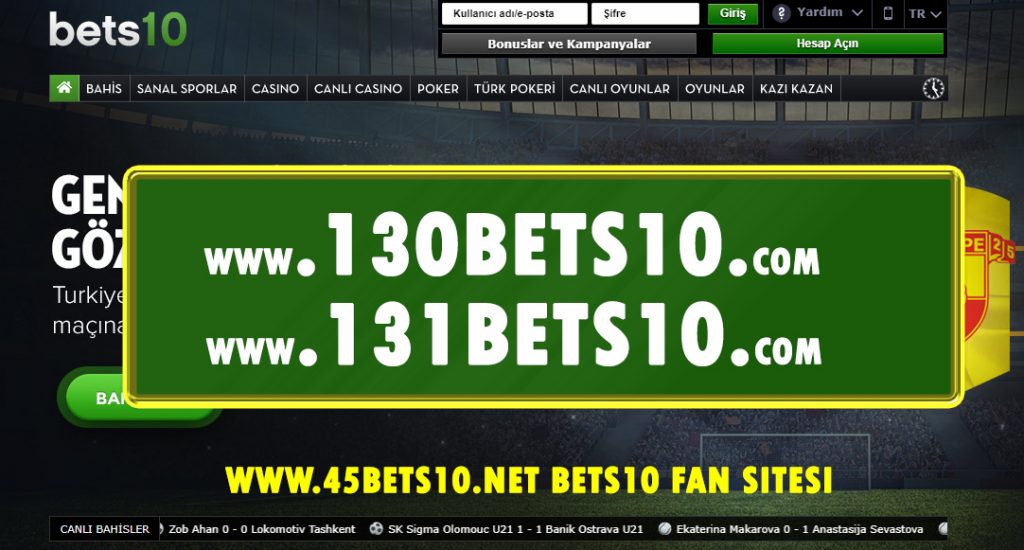 130bets10.com ve 131bets10.com Yeni Adresleri