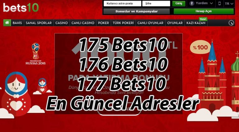 175 Bets10, 176 Bets10, 177 Bets10 En Güncel Adresler