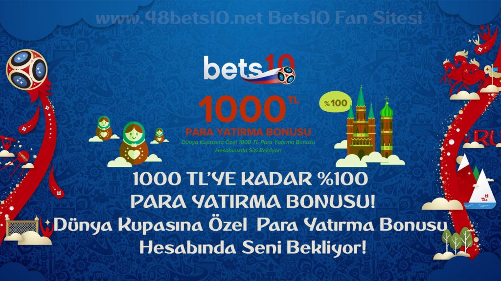 Dünya Kupasına Özel 1000 TL Bonus