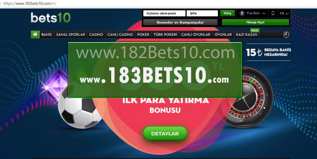 182Bets10.com dan Sonra 183Bets10.com Aktif Oldu